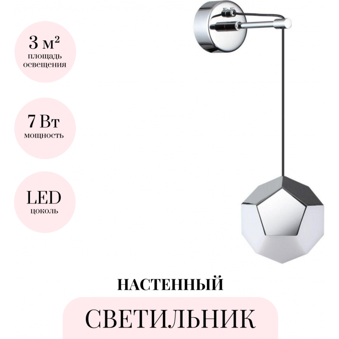 Бра ODEON LIGHT BINGO 4304/7WL