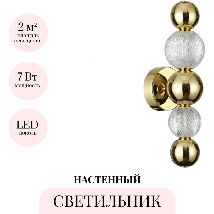 Бра ODEON LIGHT CRYSTAL 5008/7WL