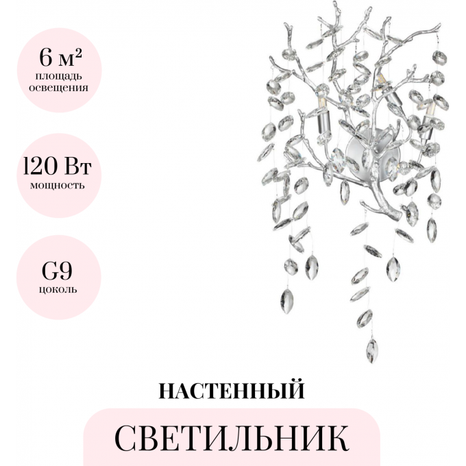 Бра ODEON LIGHT DELICA 4970/3W