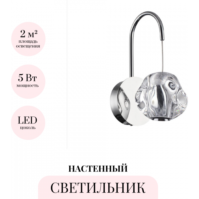 Бра ODEON LIGHT JEMSTONE 5084/5WL