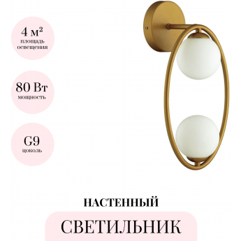 Бра ODEON LIGHT SLOTA 4808/2W Бра ODEON LIGHT SLOTA 4808/2W