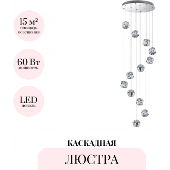 Каскадная люстра Odeon Light Jemstone 5084/60L