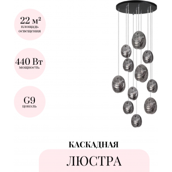 Каскадная люстра ODEON LIGHT MUSSELS 5038/11
