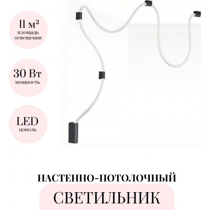 Настенно-потолочный светильник ODEON LIGHT CORDA 4391/30CL
