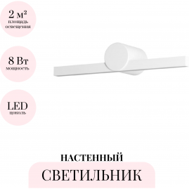 Настенный светильник ODEON LIGHT ABRI 6624/8WL