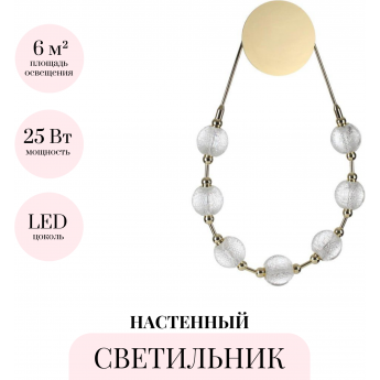 Настенный светильник ODEON LIGHT CRYSTAL 5008/25WL