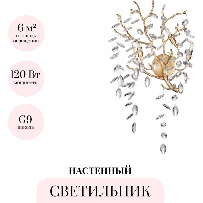 Настенный светильник ODEON LIGHT DELICA 4969/3W