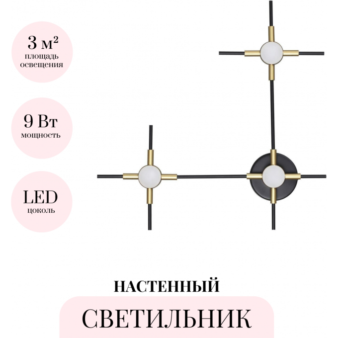 Настенный светильник ODEON LIGHT L-VISION COSTELLA 3906/9WL