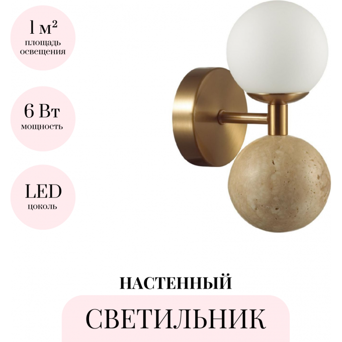 Настенный светильник ODEON LIGHT LOLLA 6625/6WL