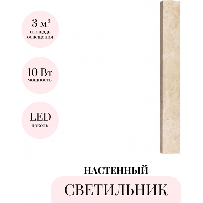 Настенный светильник ODEON LIGHT TRAVERTINO 6625/10WL