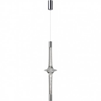 Подвесной светильник ODEON LIGHT OLLA L-VISION ODL24 IP20 LED 7W 350Лм 3000K хром/металл/акрил Подвесной светильник ODEON LIGHT OLLA L-VISION ODL24 IP20 LED 7W 350Лм 3000K хром/металл/акрил