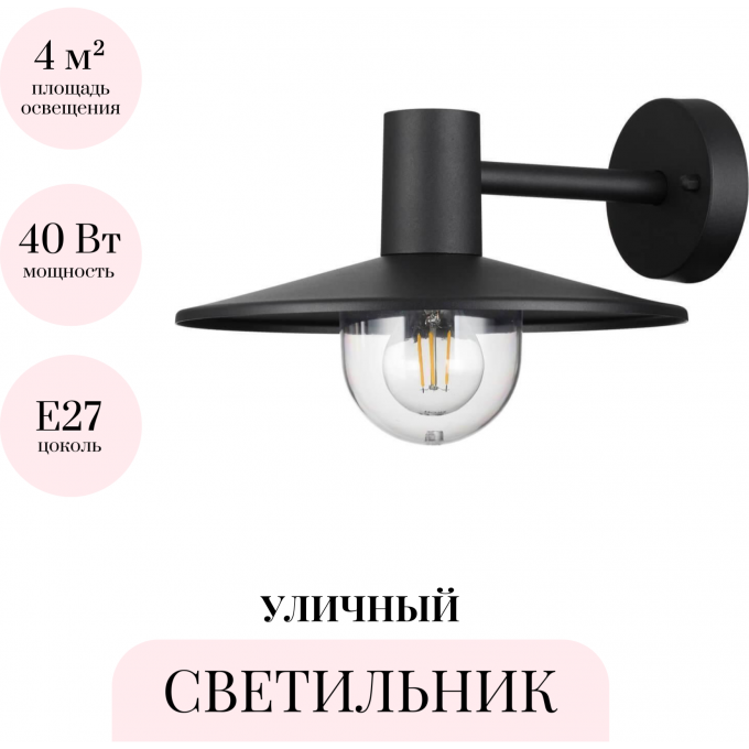 Уличный настенный светильник ODEON LIGHT NATURE FURCADIA 4833/1W
