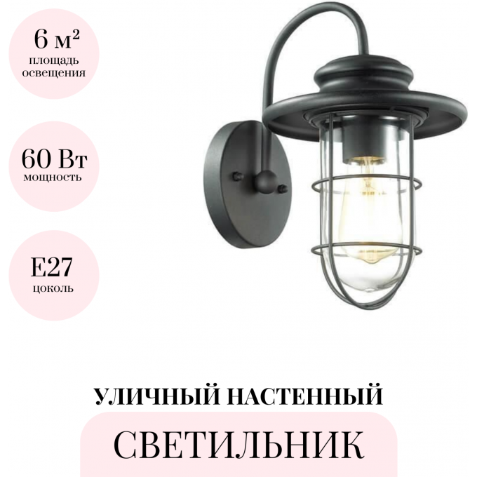 Уличный настенный светильник ODEON LIGHT NATURE HELM 4171/1W