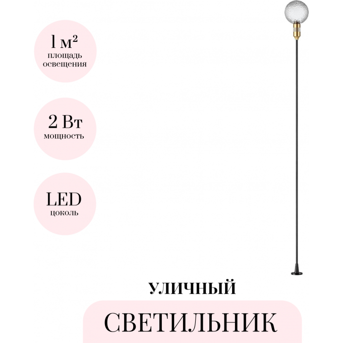 Уличный светильник ODEON LIGHT NATURE DANDE 7121/2GLB
