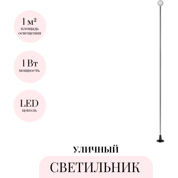Уличный светильник ODEON LIGHT NOTTE 7123/1GLA